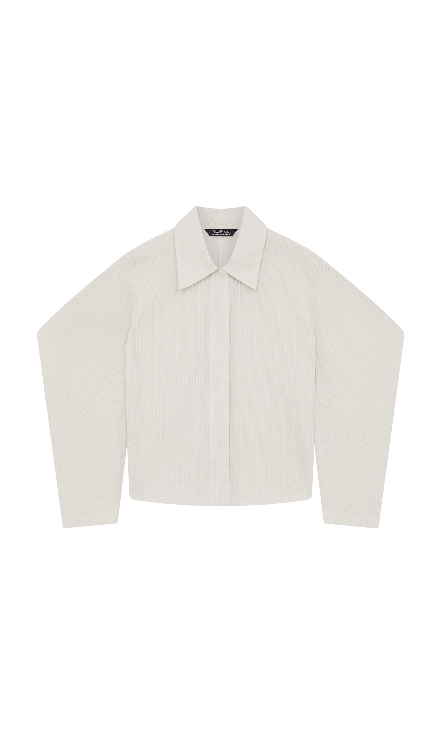 Modern Japanese-Designed Shirt Shaped with Sculptural Bishop
