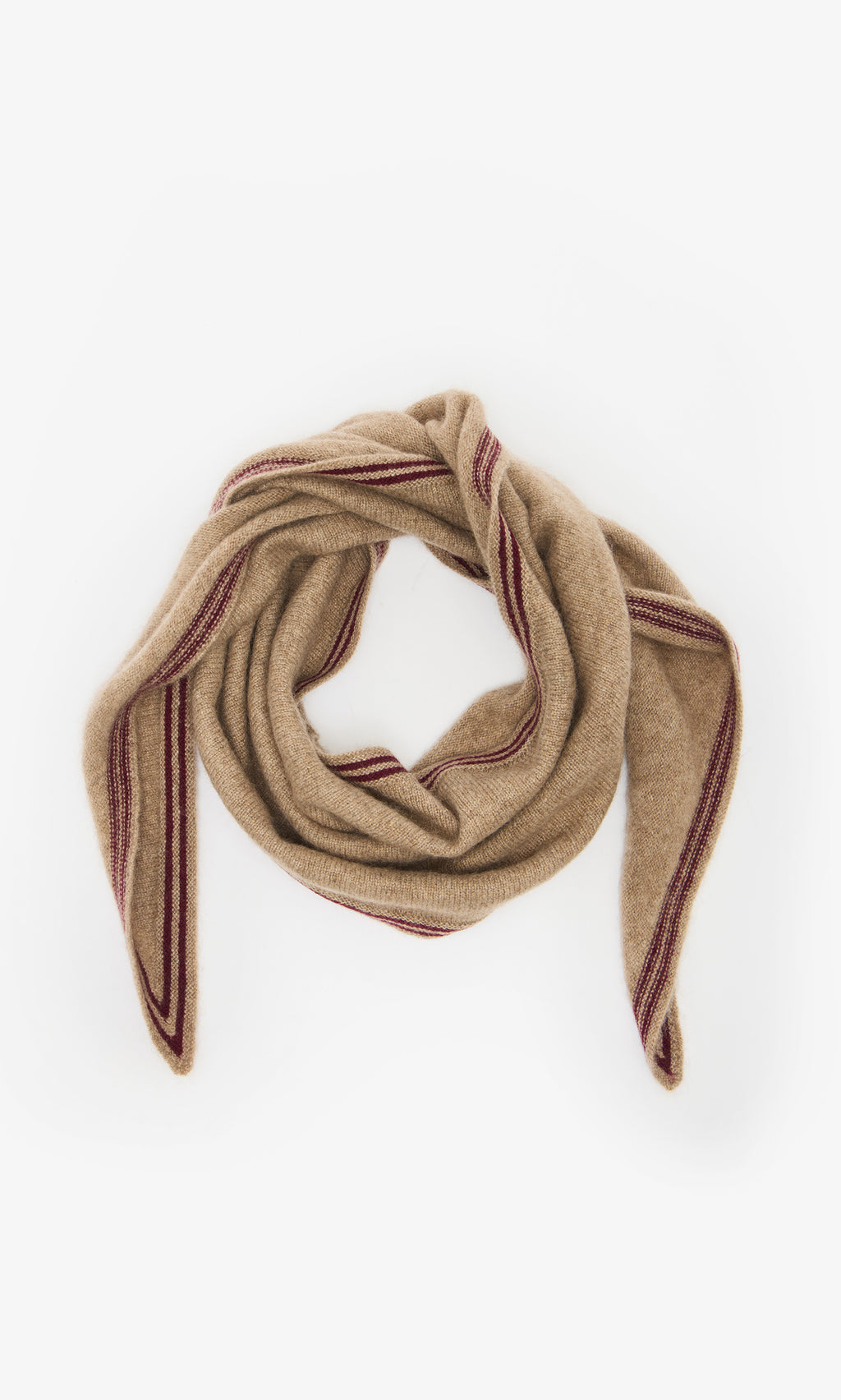 Plümo  Oatmeal Necktie elegantly displayed, its refined texture and color highlighted against a white background.