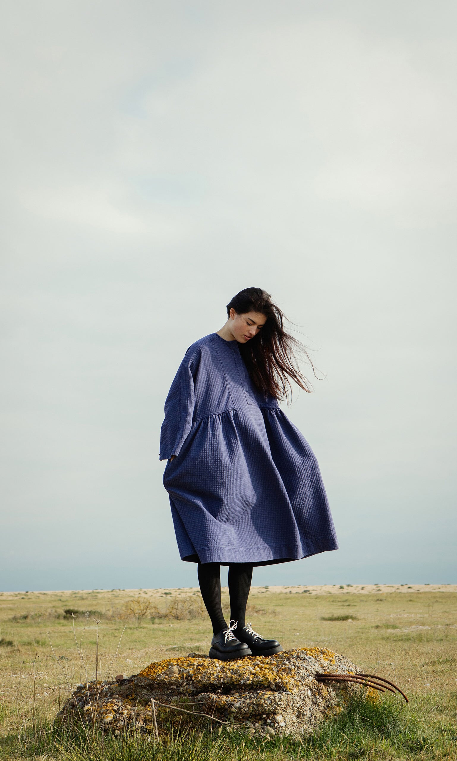 ワンピース soor ploom 4y matilda dress Lightly Quilted Dress Crafted from Tumbled Cotton – Plümo Ltd
