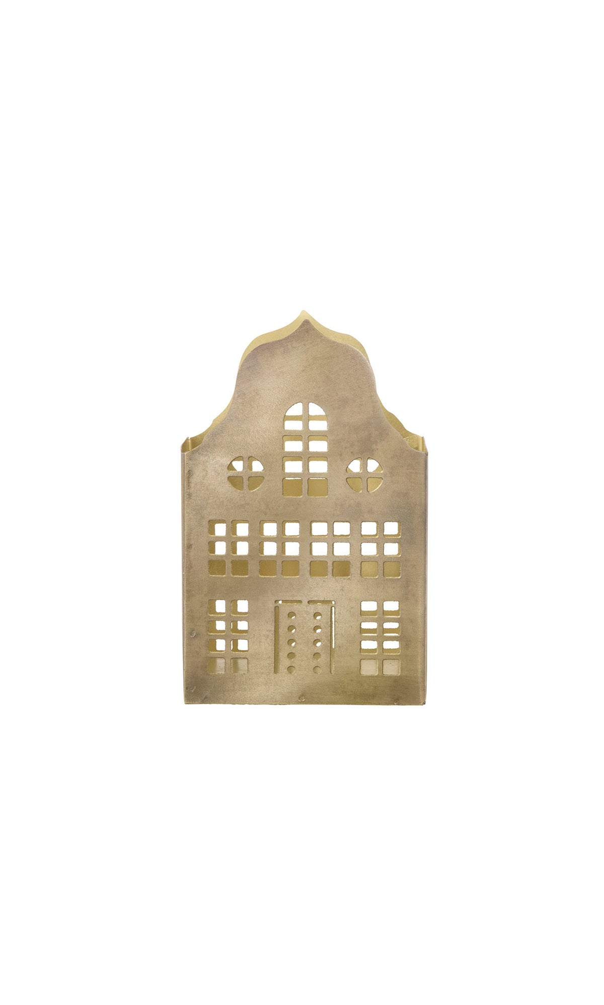 Cut-iron Candle Holder Shaped Like a Little Townhouse – Plümo Ltd