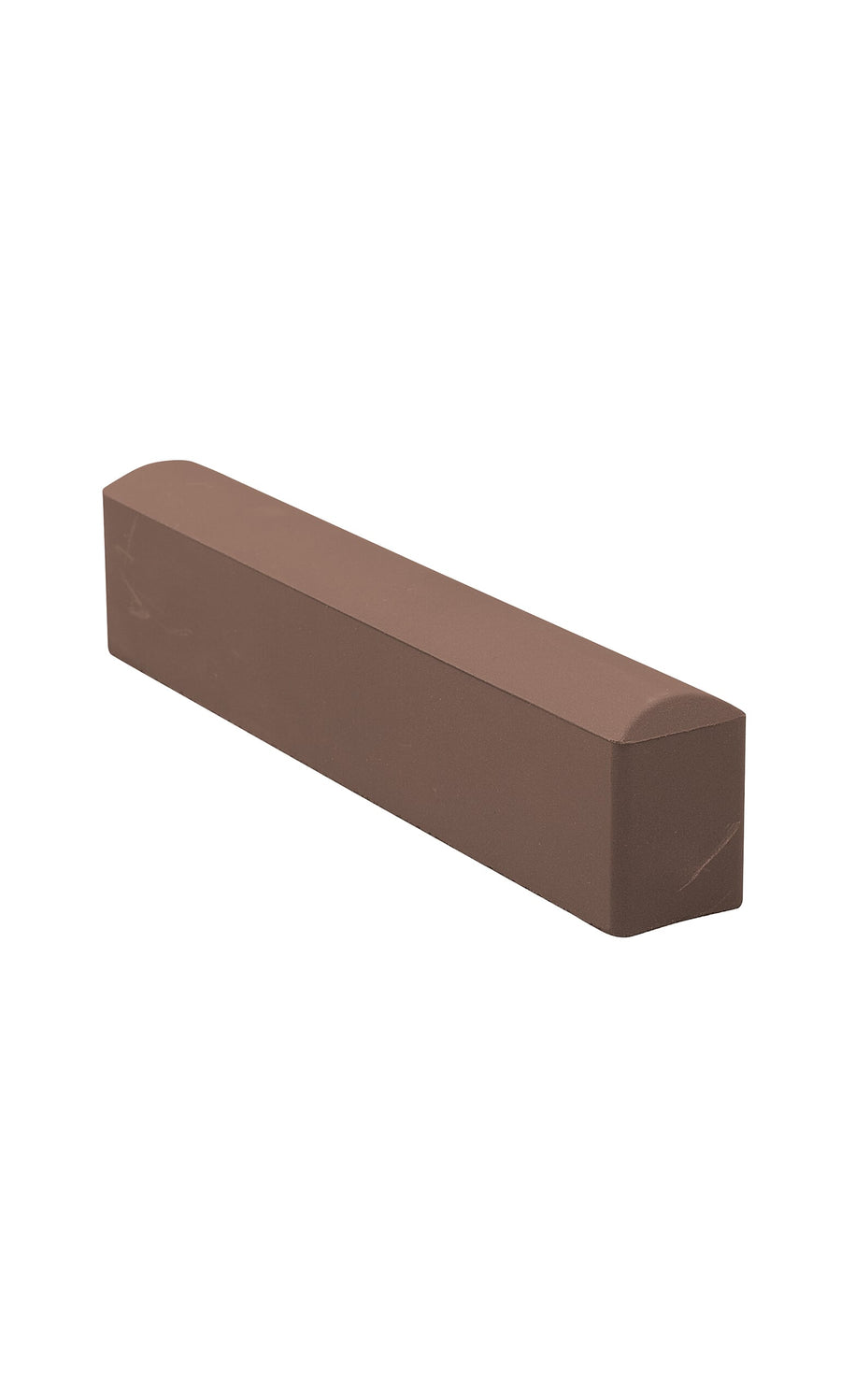 Plümo- Handmade rectangular brown sharpening stone from Japan with smooth surfaces, shown on a white background.