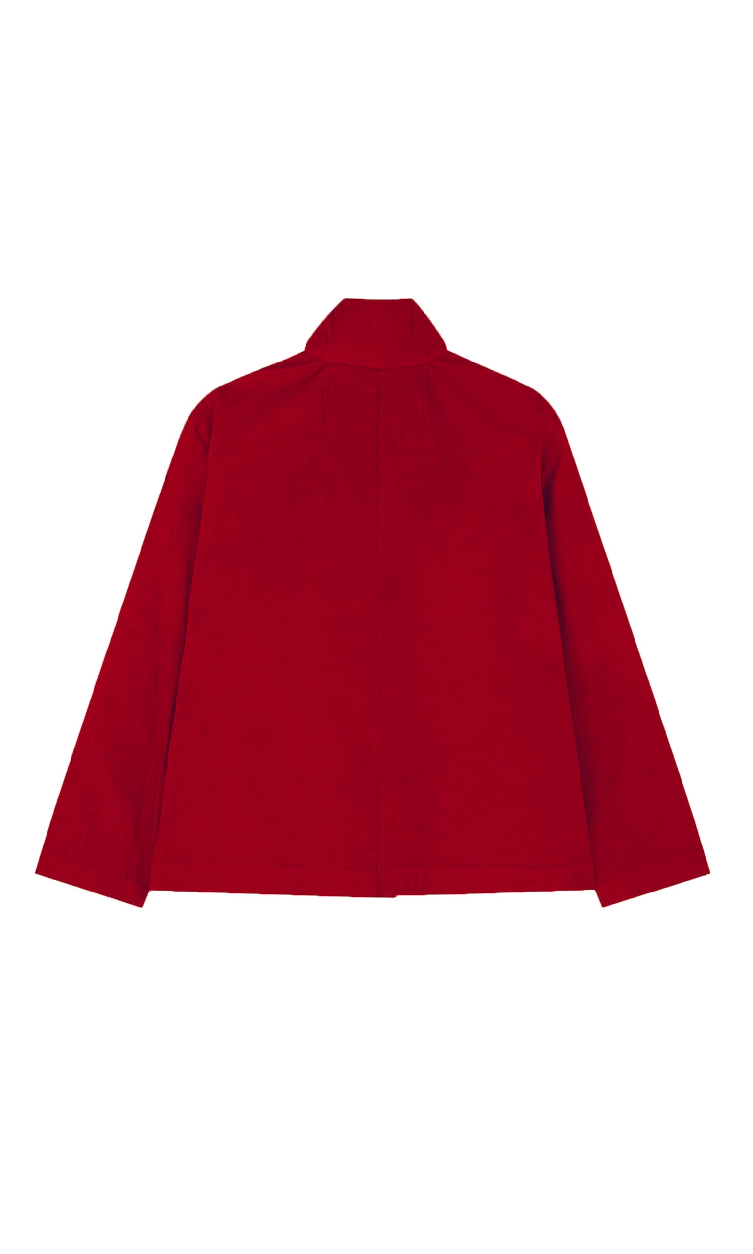 Red Workwear Jacket in a Mid-Weight Cotton Twill – Plümo Ltd