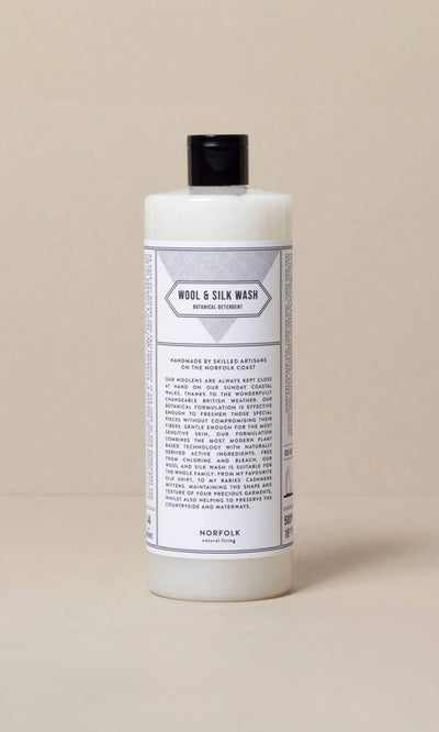 Plümo- Wool & Silk Detergent with a black cap and white label, standing upright on a neutral background.