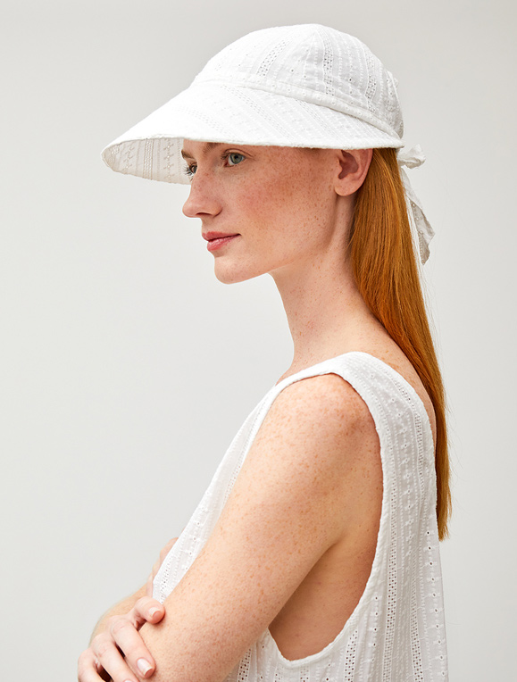 Broderie Sun Visor